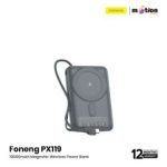 Foneng PX119 10000mAh Magnetic Wireless Power Bank with Built-in Cables (22.5W)