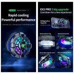 PLEXTONE EX2 Pro Mobile Phone Cooler Flat Radiator with RGB Lighting - Image 2