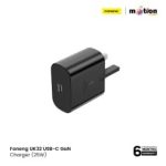 FONENG 25W GaN USB-C Wall Charger With Type-C Cable (UK32) - Black - Image 2