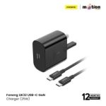FONENG 25W GaN USB-C Wall Charger With Type-C Cable (UK32) - Black - Image 3