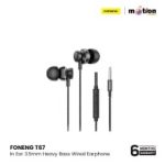 FONENG T67 In-Ear Metal Wired 3.5mm Earphone with Mic