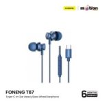 FONENG T67 Type-C In-Ear Heavy Bass Wired Earphone - Image 2